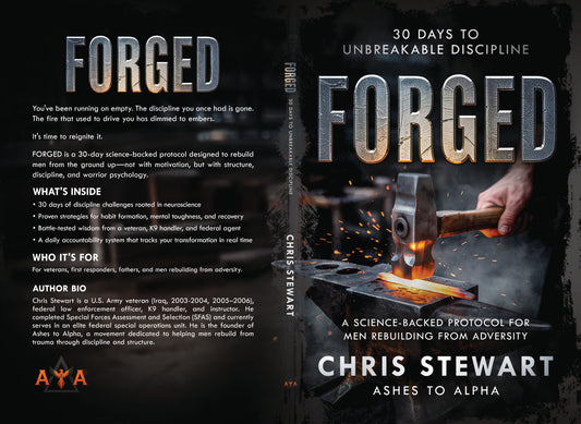 FORGED: 30 Days to Unbreakable Discipline A science-backed protocol for men rebuilding from adversity.
