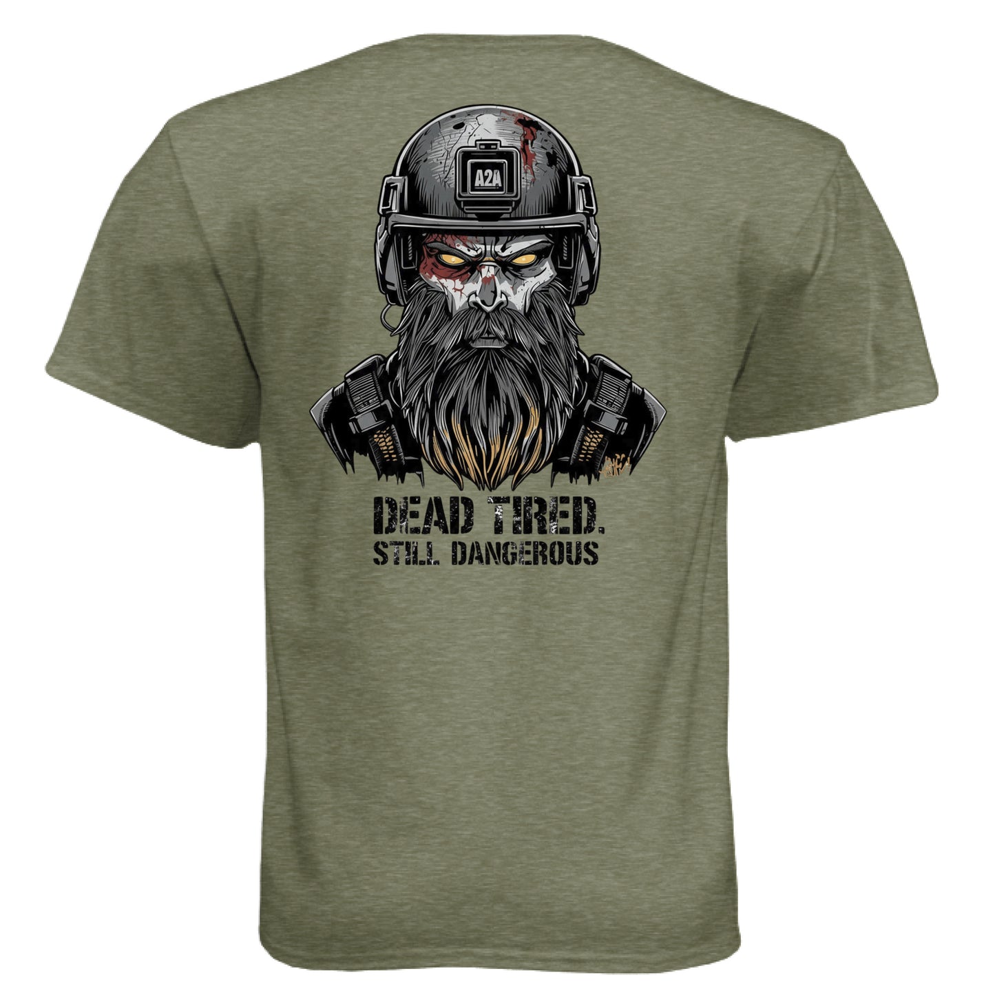 MILITARY GREEN - BACK