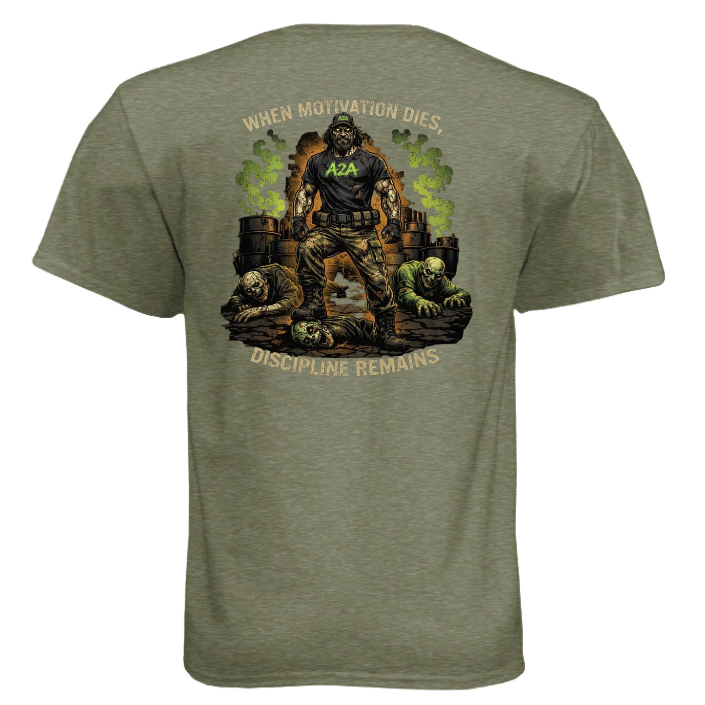 MILITARY GREEN - BACK