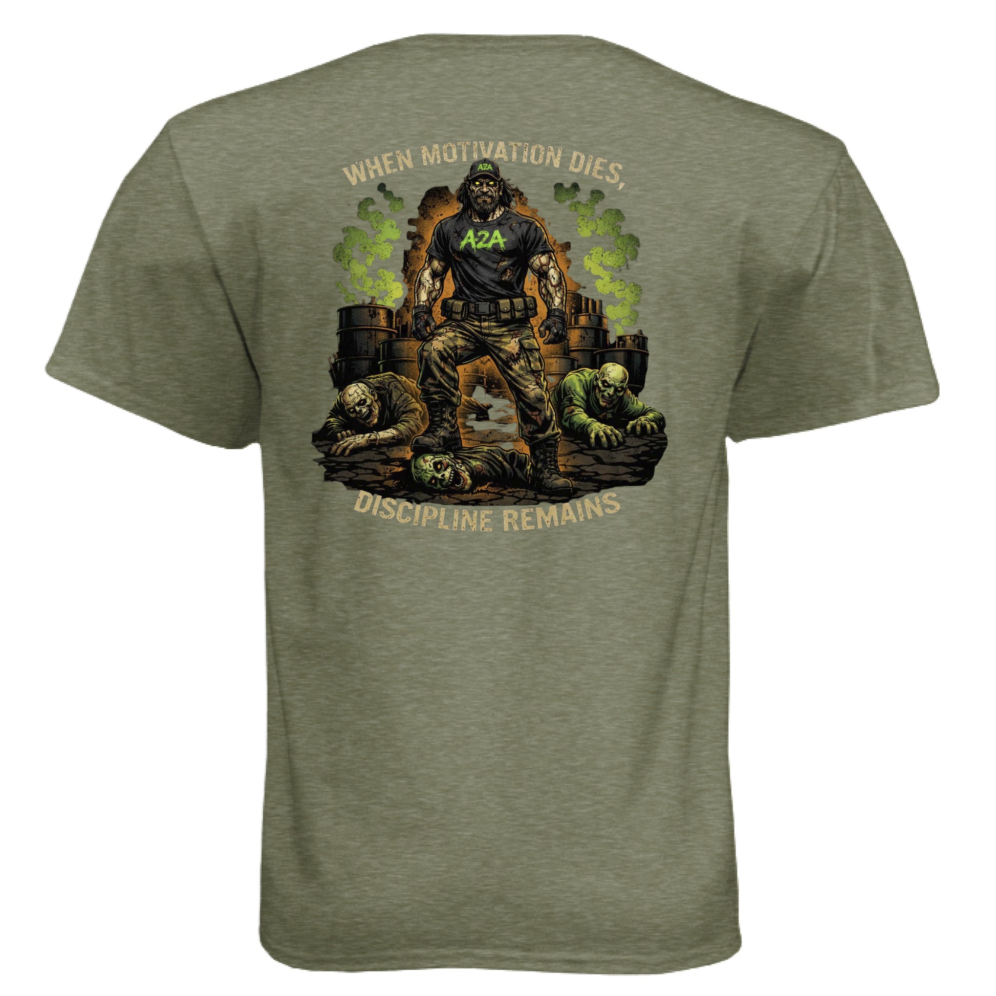 MILITARY GREEN - BACK