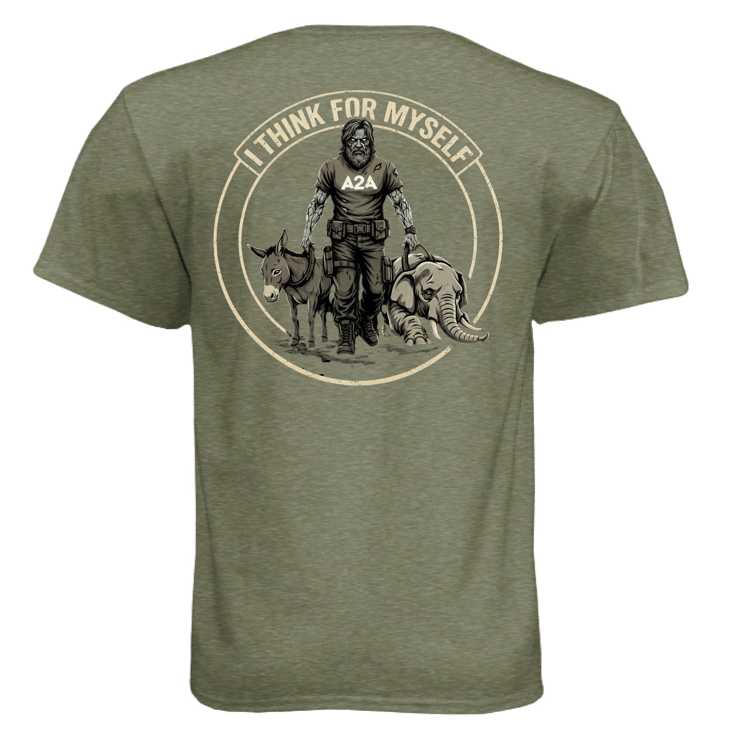 MILITARY GREEN - BACK